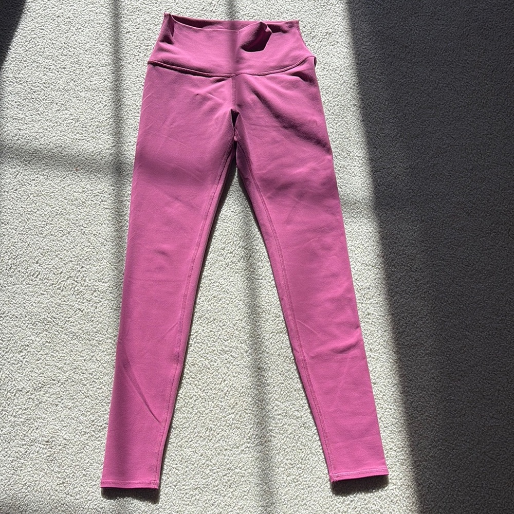 Alo Pink High-Waisted Leggings
